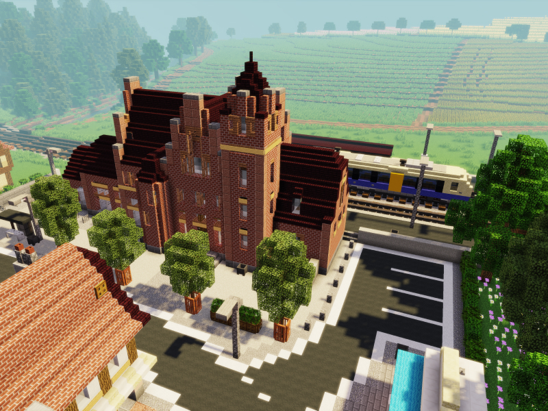 Minecraft Bahnhof Gerolstein
