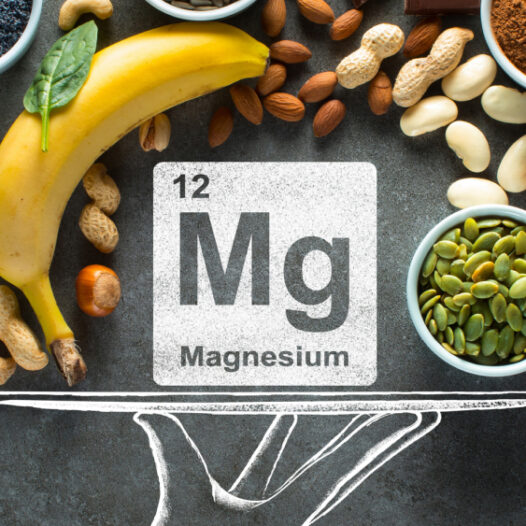 Illustration eines Mannes mit Magnesiummangel