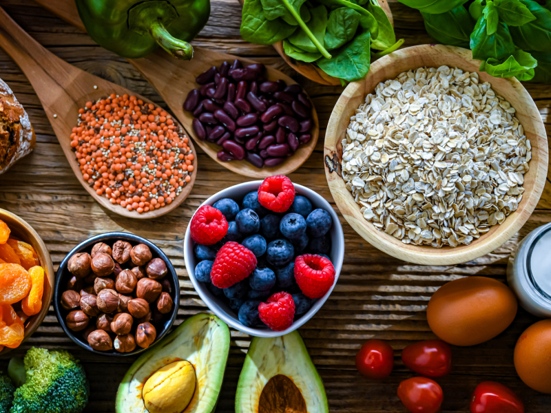 Empfohlene Nahrung mit Antioxidantien